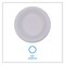 Boardwalk Hi-Impact Plastic Dinnerware, Bowl, 10-12 oz, White, PK1000 BOWLHIPS12WH - alternate 9
